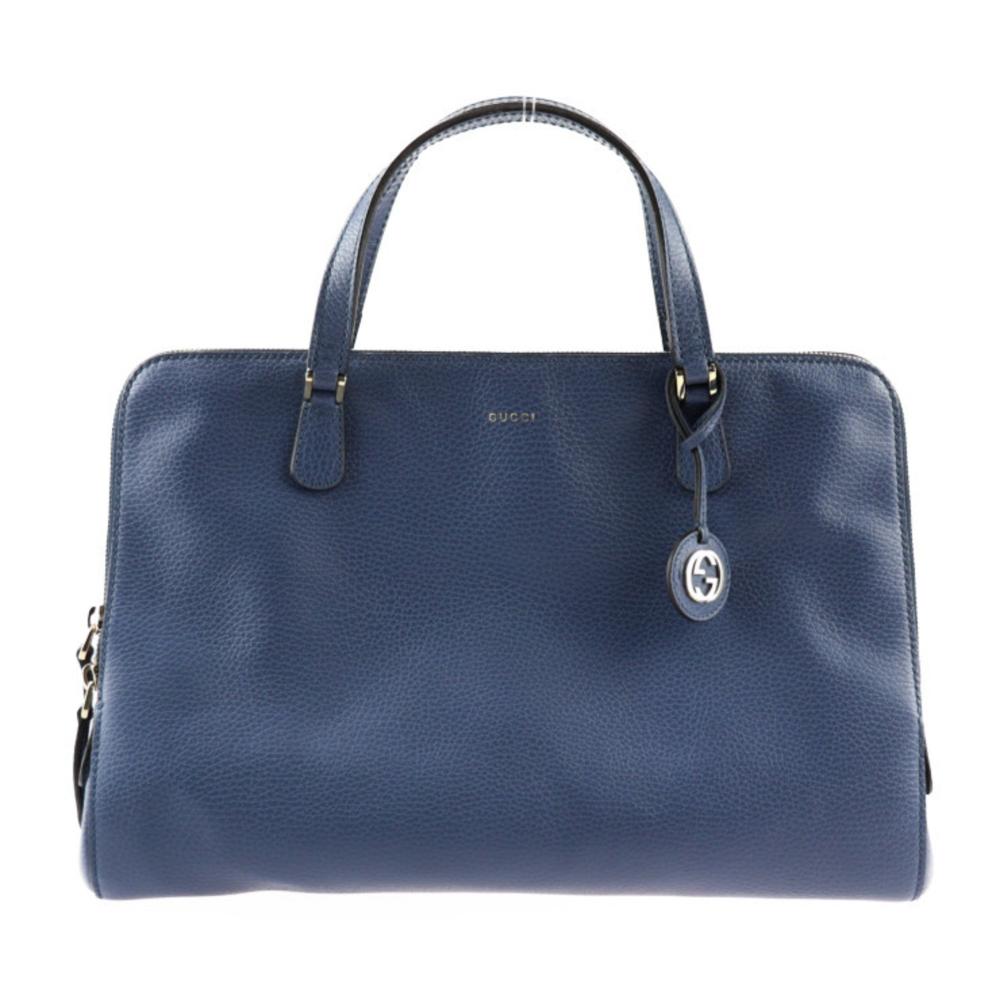 Blue Leather Gucci Handbag