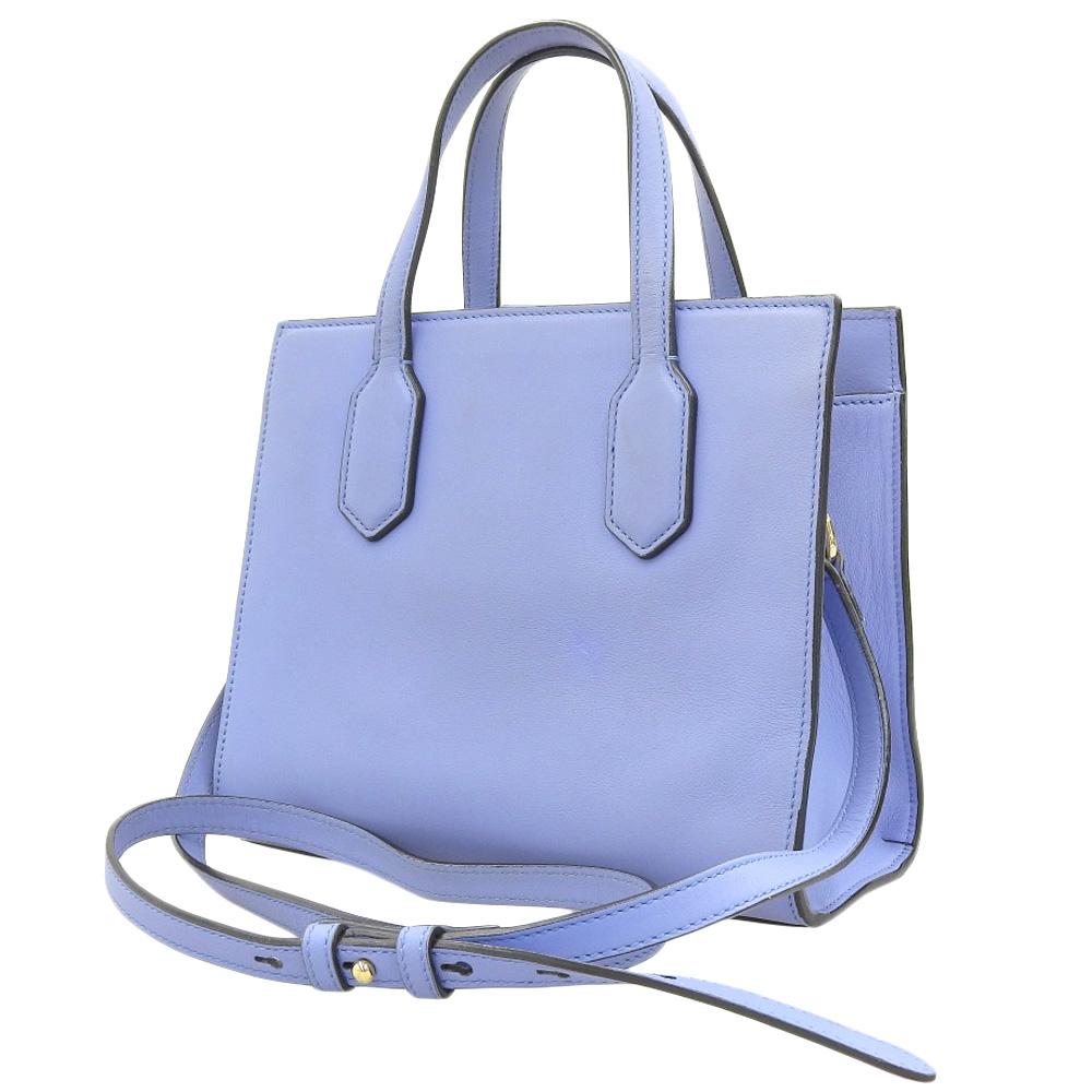 Blue Leather Gucci Handbag