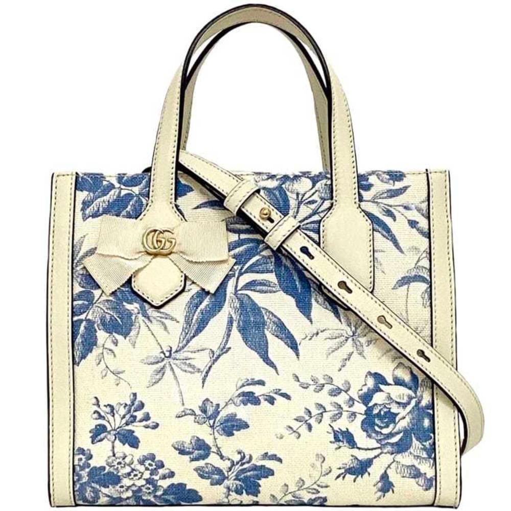 Blue Leather Gucci Handbag