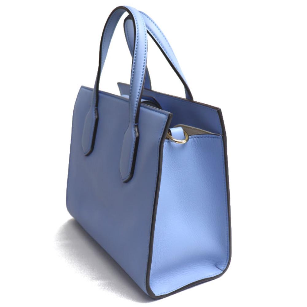 Blue Leather Gucci Handbag