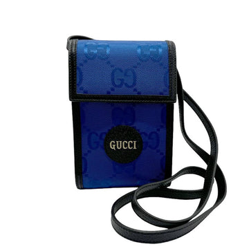 Blue Nylon Gucci Shoulder Bag
