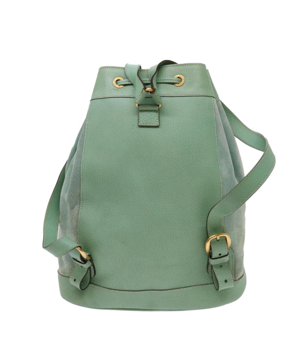 Blue Suede Gucci Backpack
