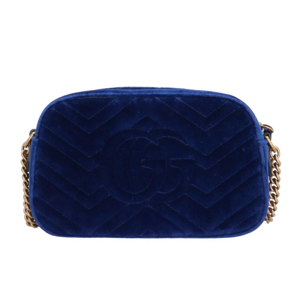 Blue Suede Gucci Marmont