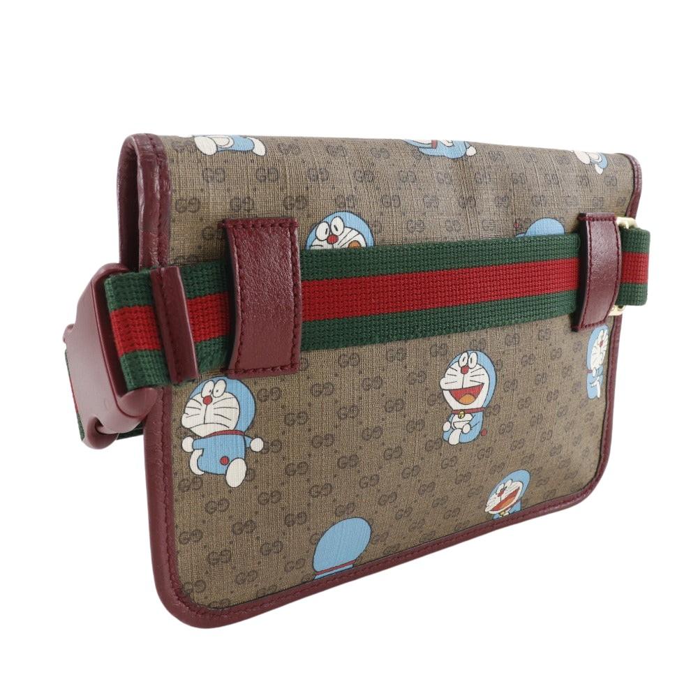 Brown Canvas Gucci Belt Bag