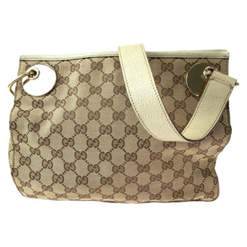 Brown Canvas Gucci Crossbody Bag