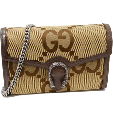 Brown Canvas Gucci Dionysus