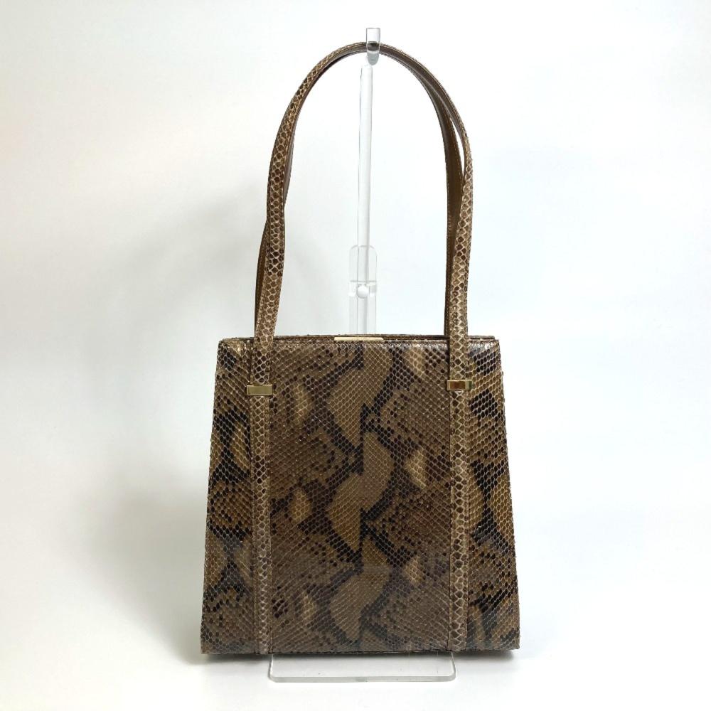 Brown Canvas Gucci Handbag