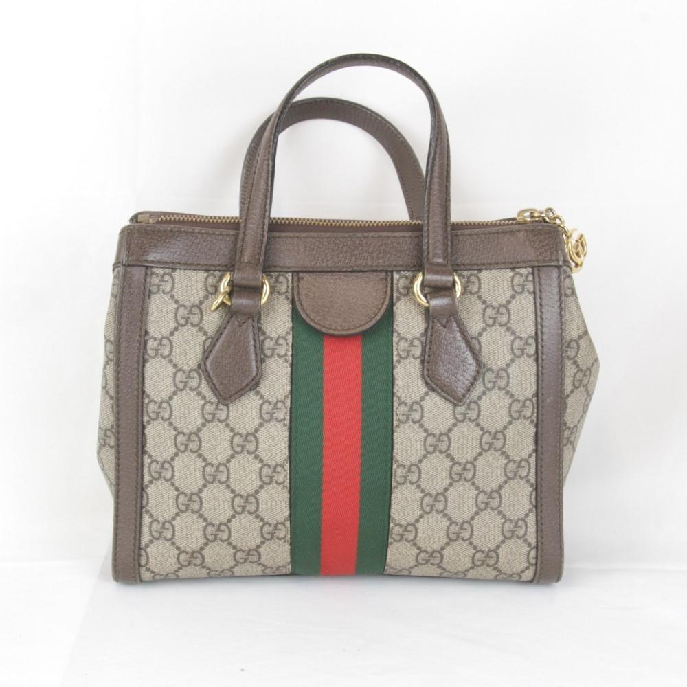 Brown Canvas Gucci Ophidia