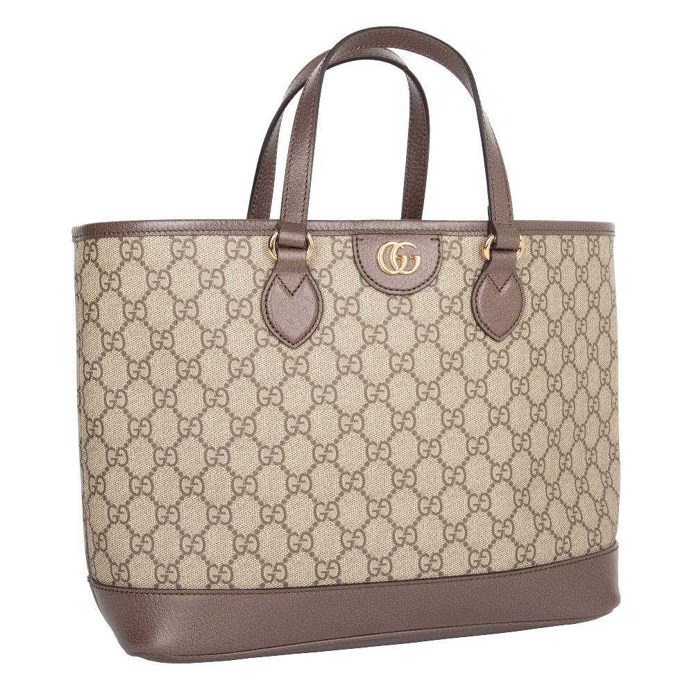Brown Canvas Gucci Ophidia