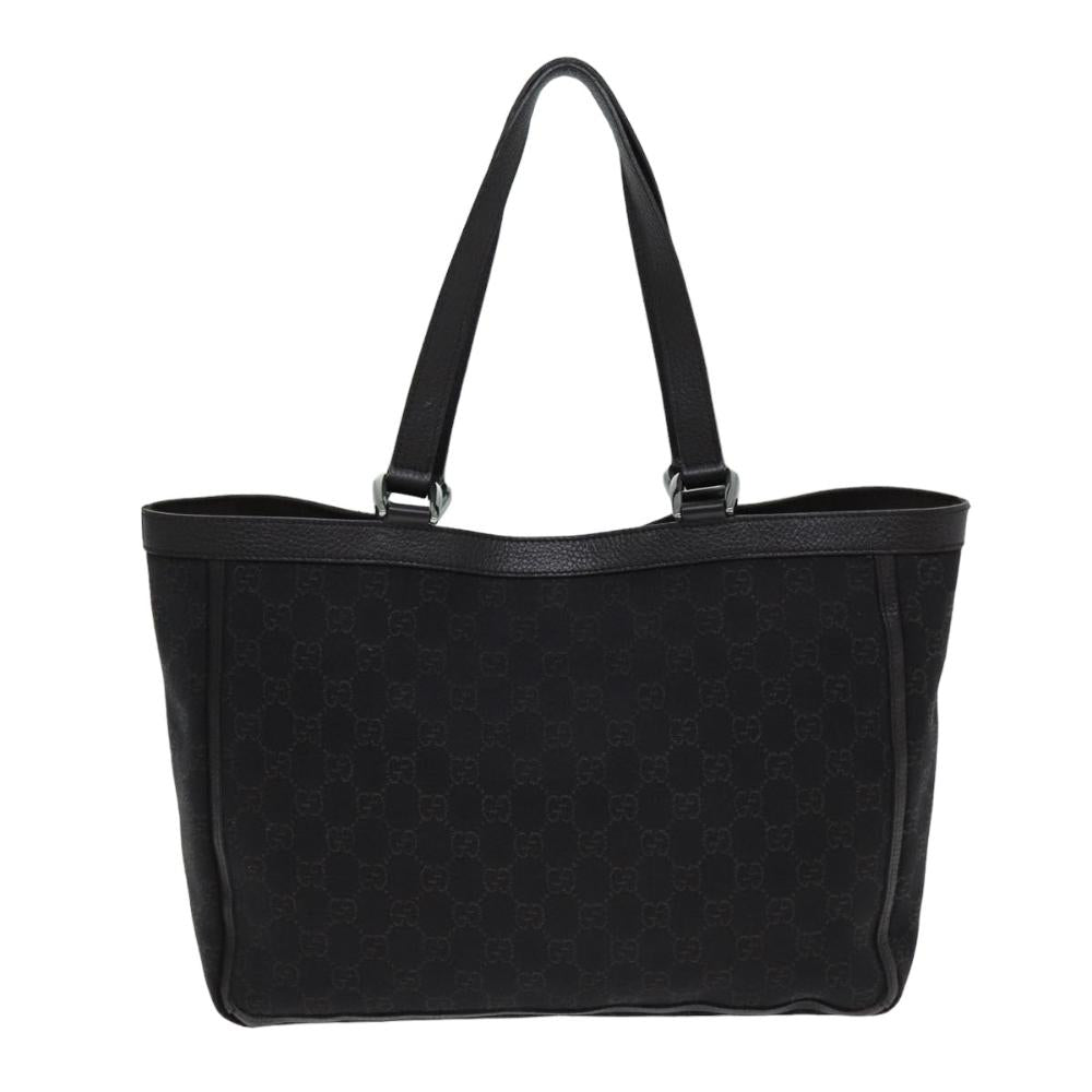 Brown Canvas Gucci Tote