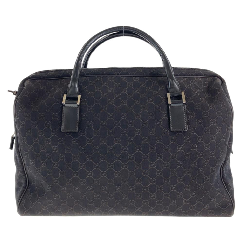 Brown Canvas Gucci Travel Bag