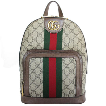 Brown Fabric Gucci Backpack
