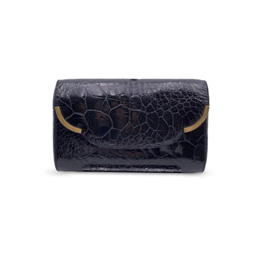 Brown Leather Gucci Clutch