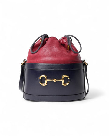 Burgundy Leather Gucci Crossbody Bag