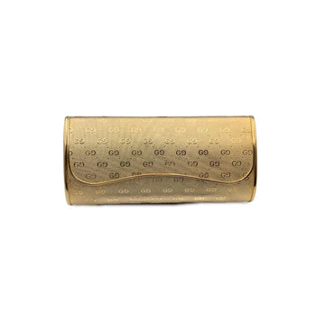 Gold Fabric Gucci Clutch