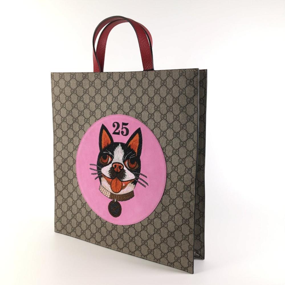 Multicolor Canvas Gucci Tote