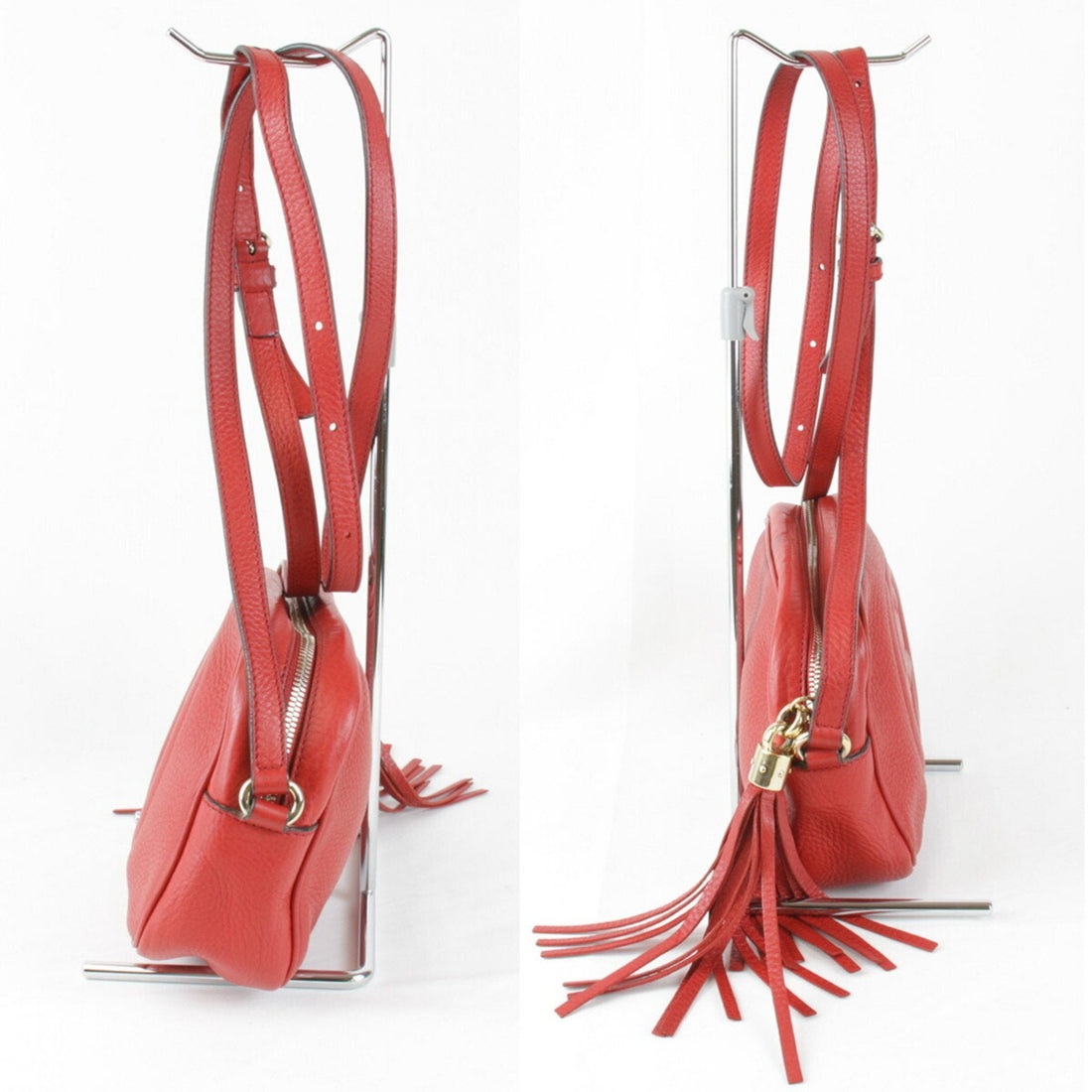 Orange Canvas Gucci Shoulder Bag