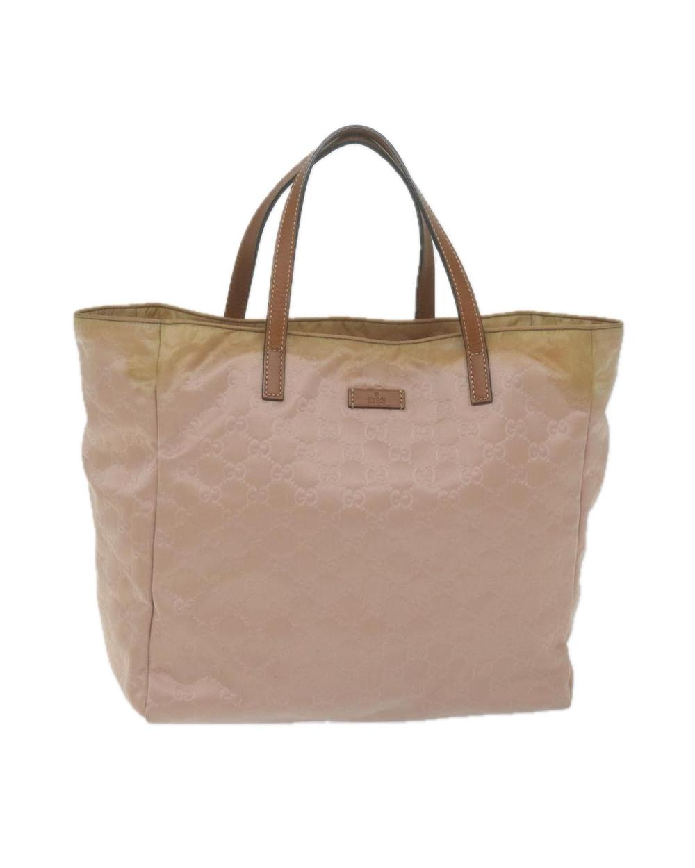 Pink Canvas Gucci Swing Tote
