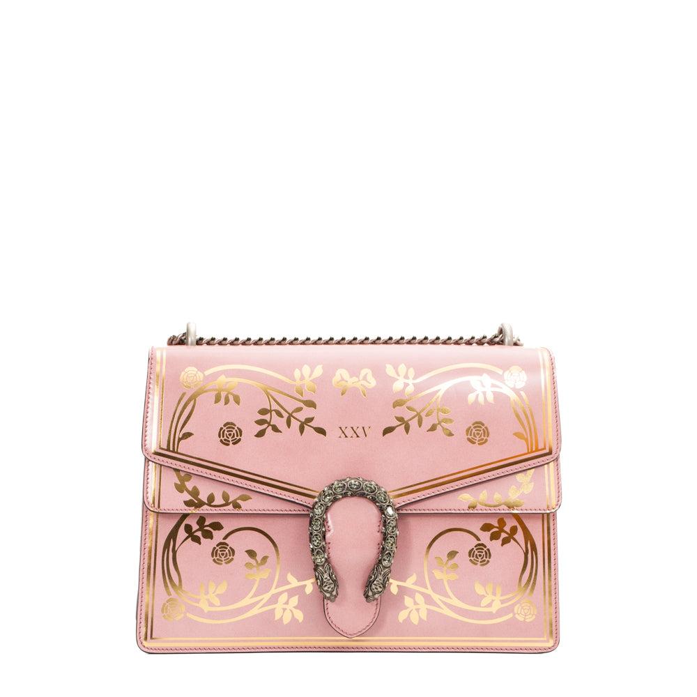 Pink Leather Gucci Dionysus