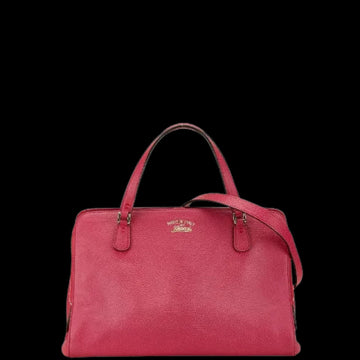 Pink Leather Gucci Handbag