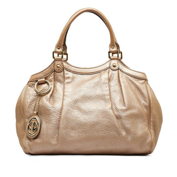 Pink Leather Gucci Handbag