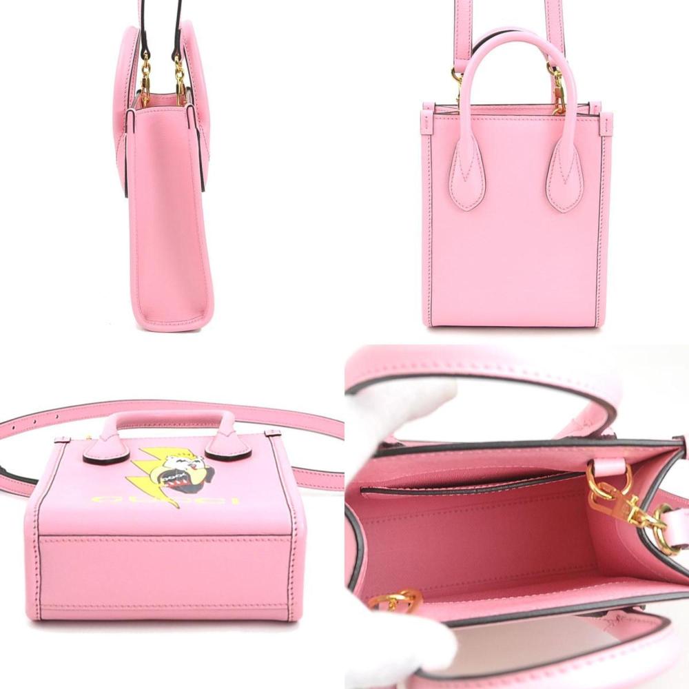 Pink Leather Gucci Handbag