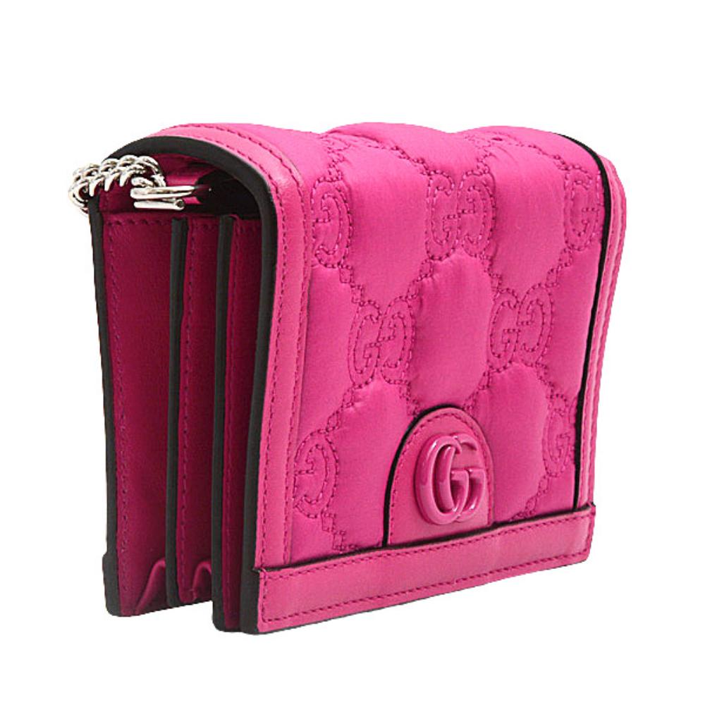 Pink Leather Gucci Shoulder Bag