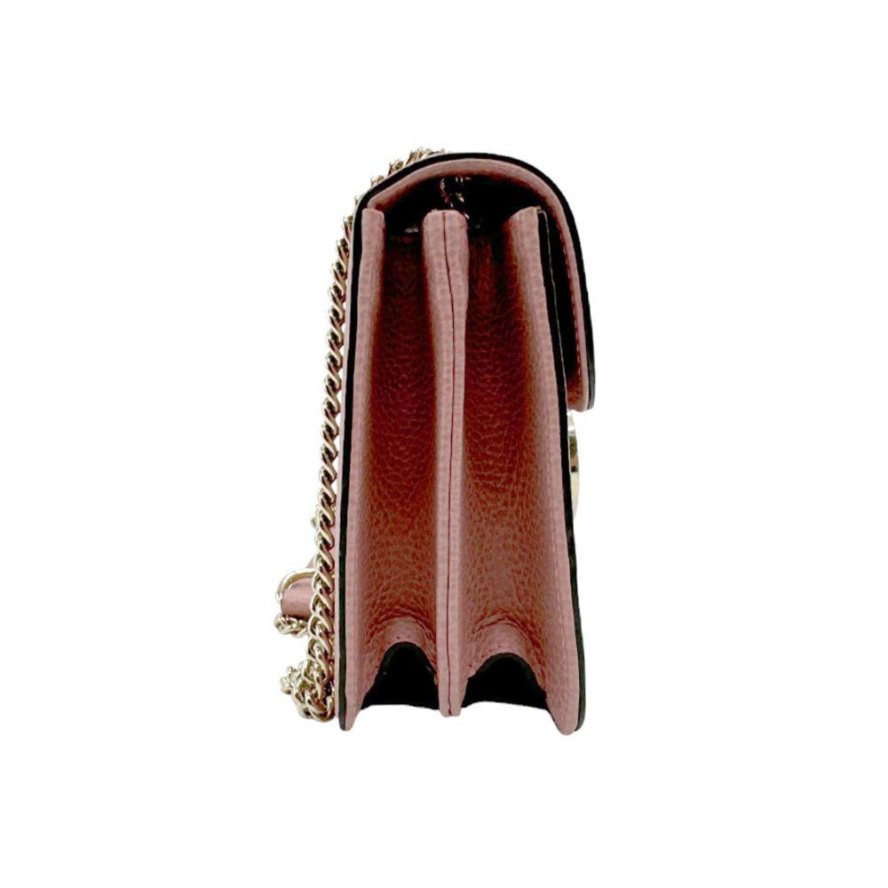 Pink Leather Gucci Shoulder Bag