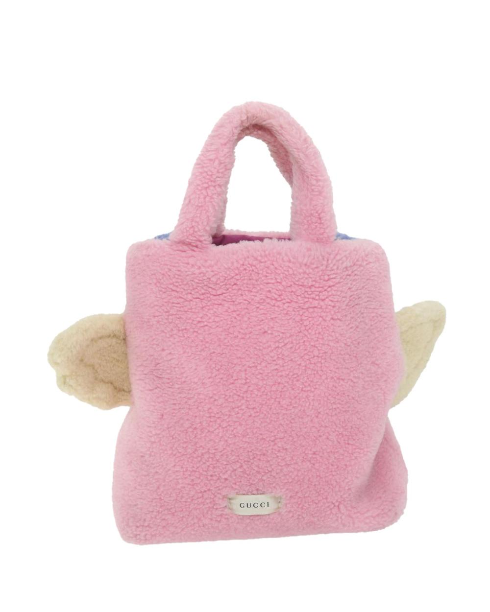 Pink Wool Gucci Handbag