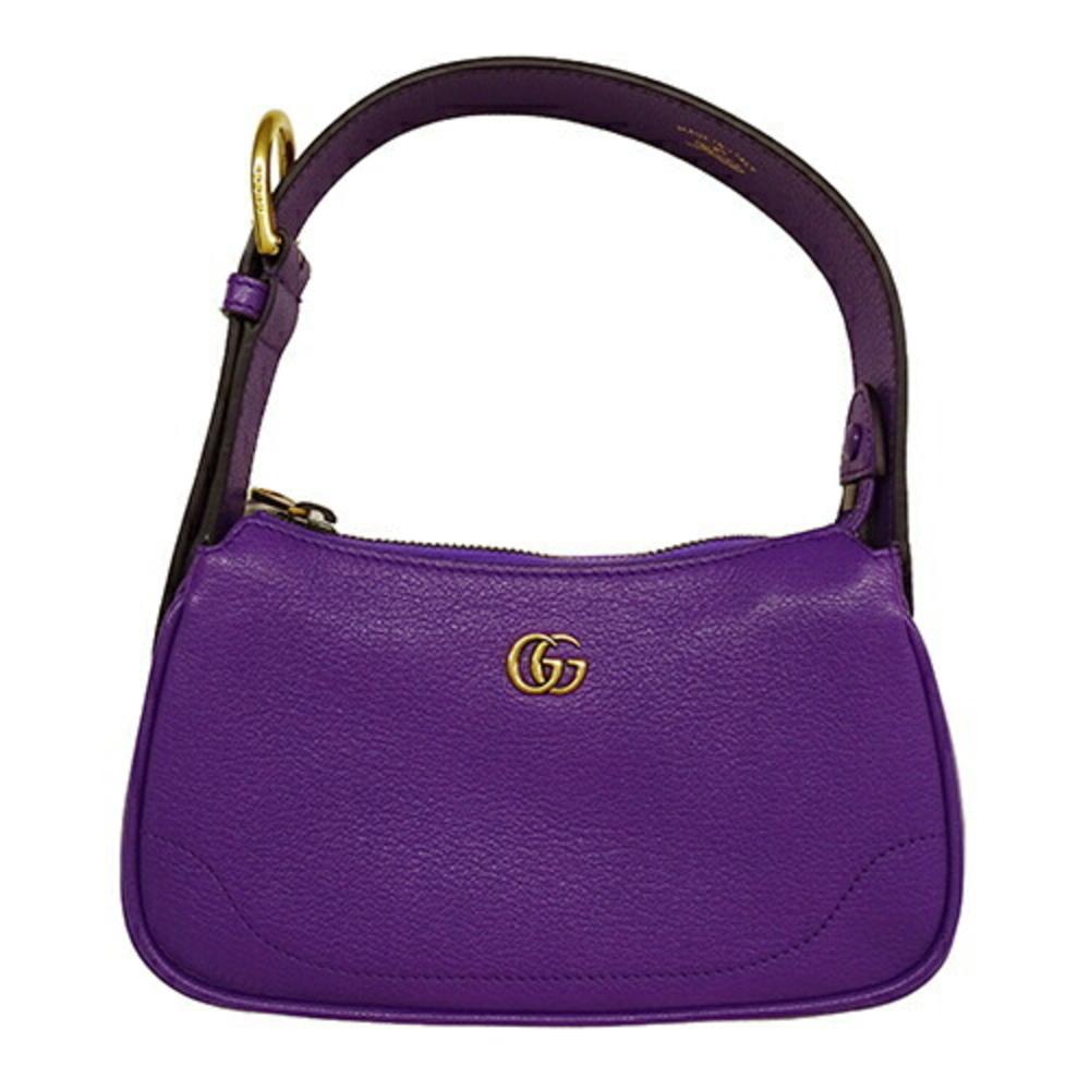 Purple Leather Gucci Marmont