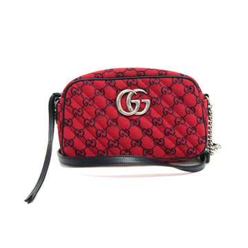 Red Fabric Gucci Marmont