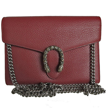 Red Leather Gucci Dionysus