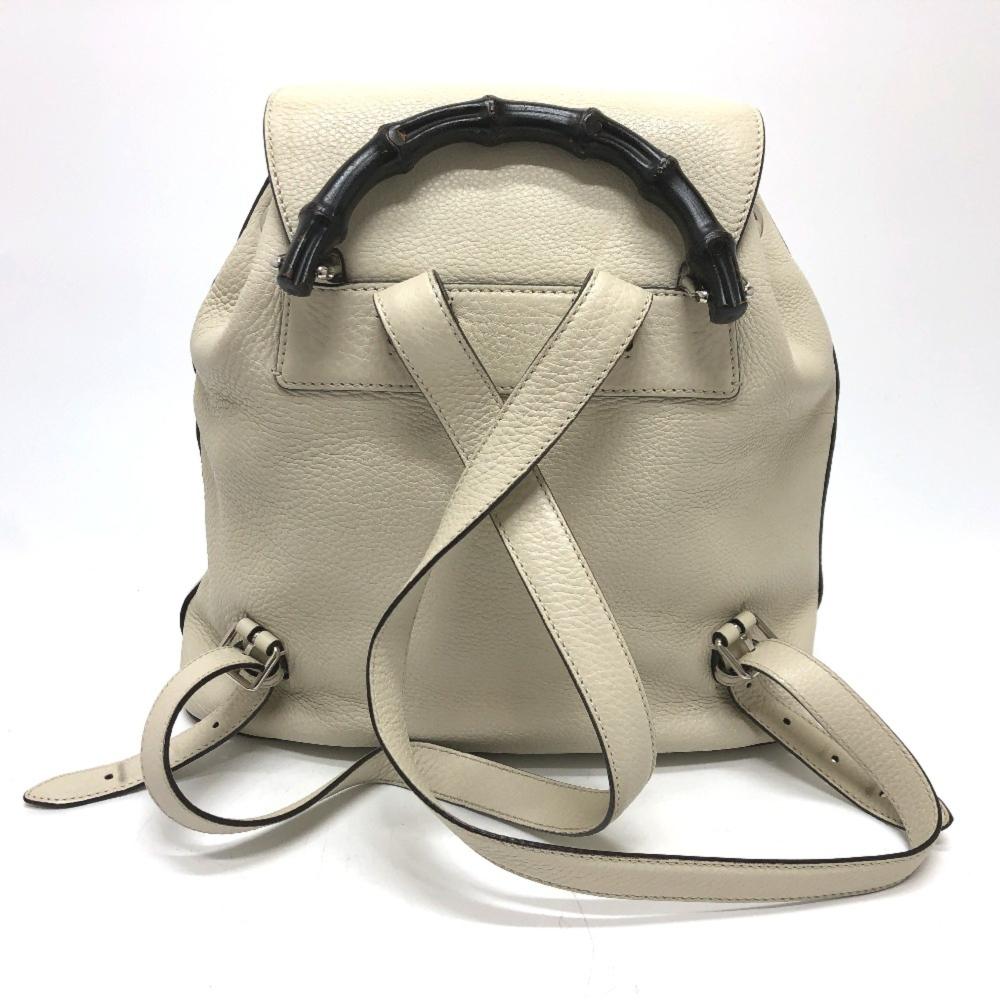 White Canvas Gucci Backpack