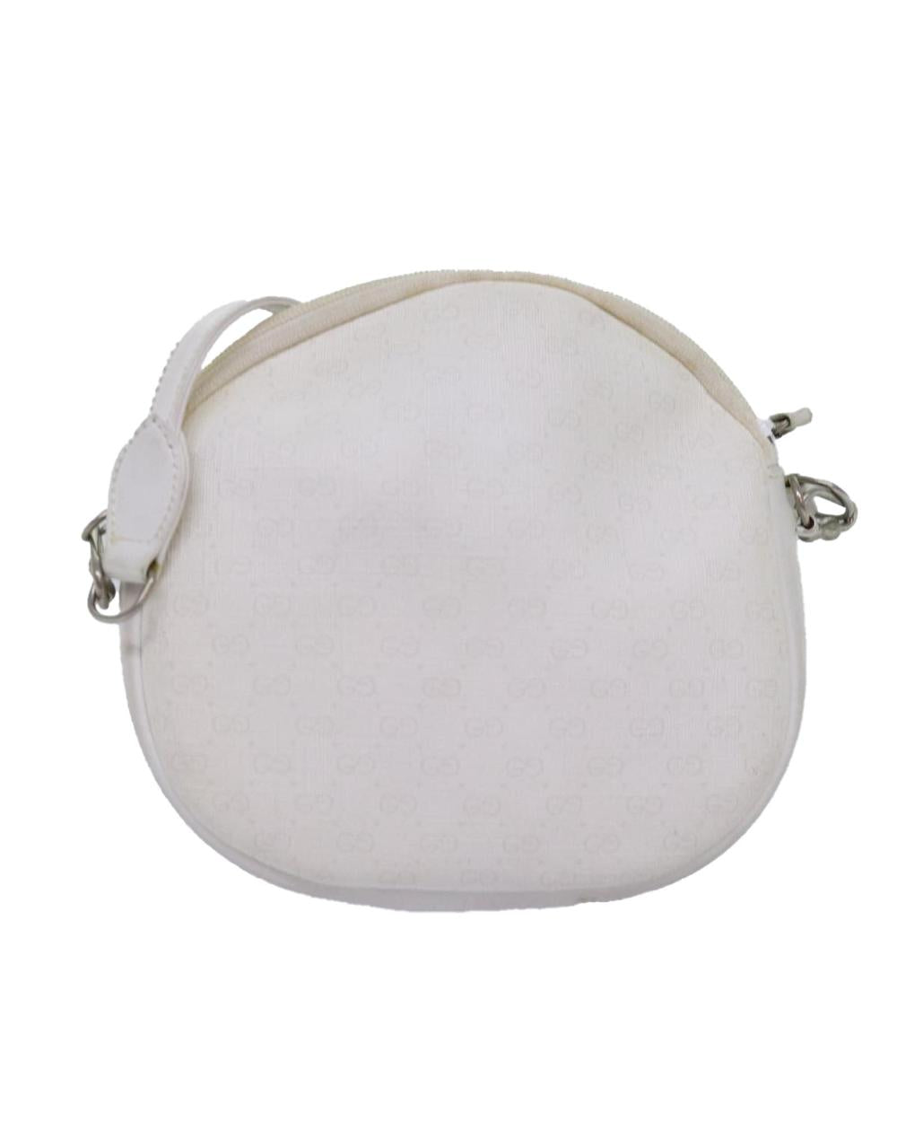 White Canvas Gucci Crossbody Bag
