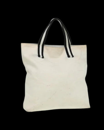 White Canvas Gucci Tote
