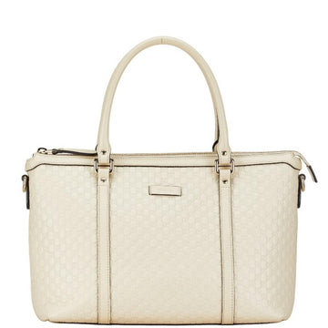 White Leather Gucci Handbag