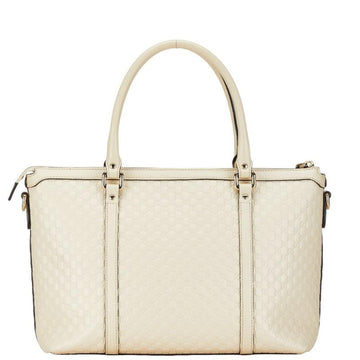White Leather Gucci Handbag