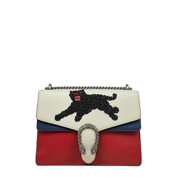 White Leather Gucci Dionysus