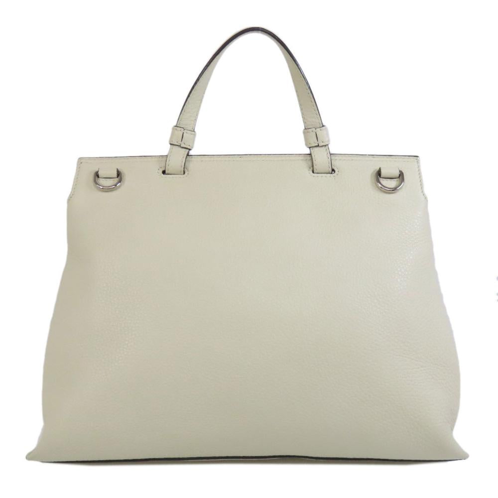 White Leather Gucci Handbag