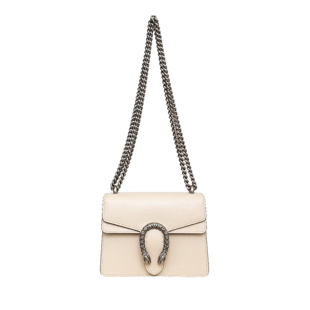 White Leather Gucci Dionysus