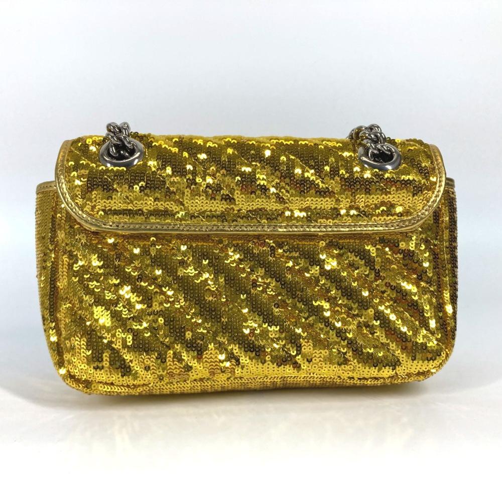 Yellow Canvas Gucci Marmont