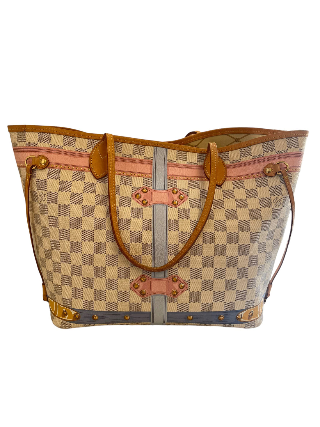 LOUIS VUITTON- Neverfull MM Azur Summer Trunks