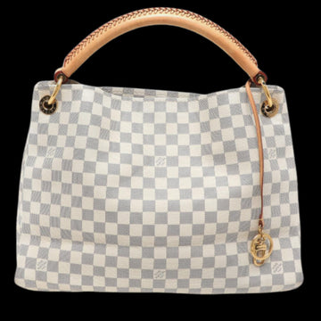 Beige Canvas Louis Vuitton Handbag