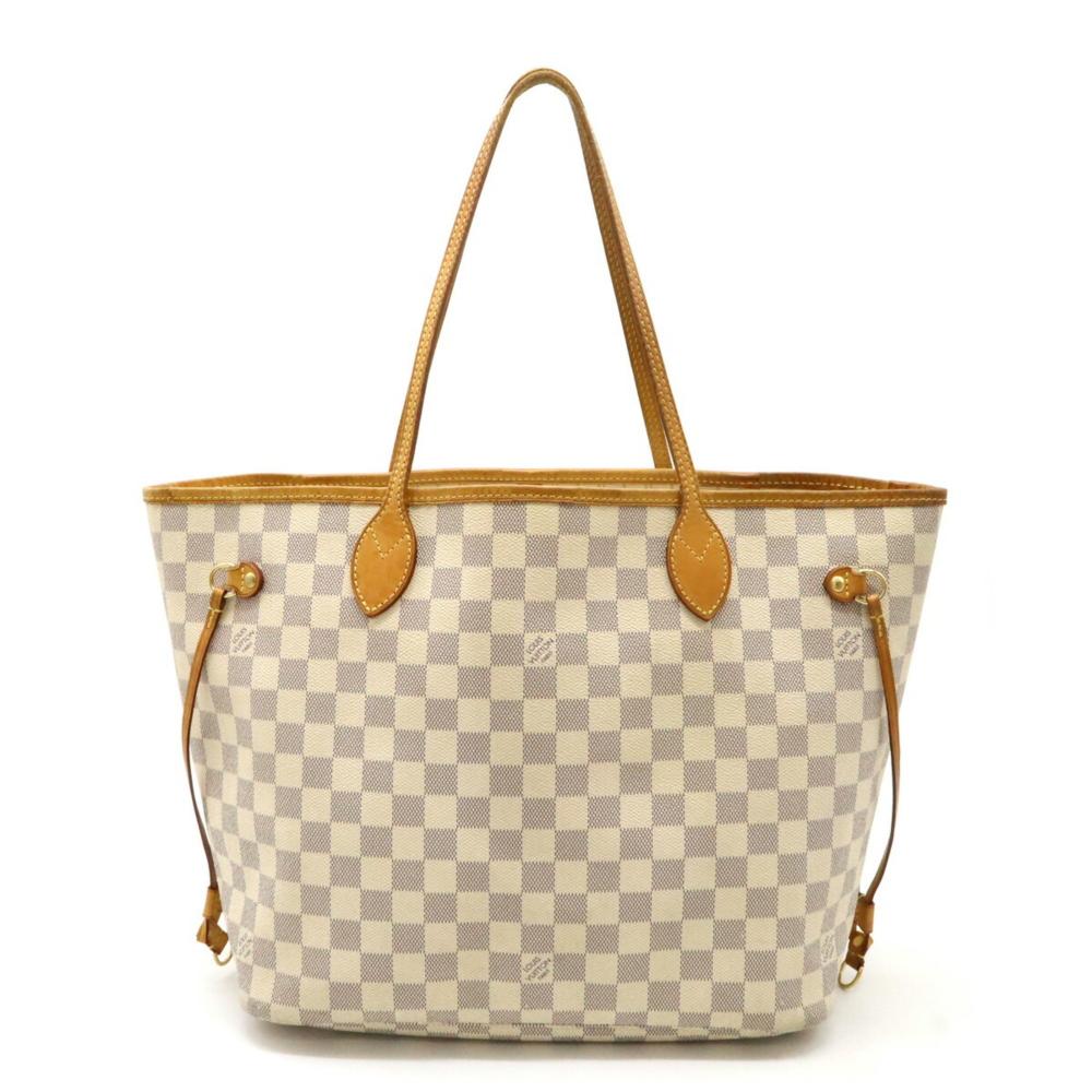 Beige Fabric Louis Vuitton Shoulder Bags