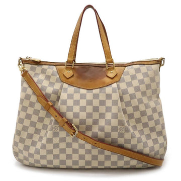 Beige Fabric Louis Vuitton Shoulder Bags