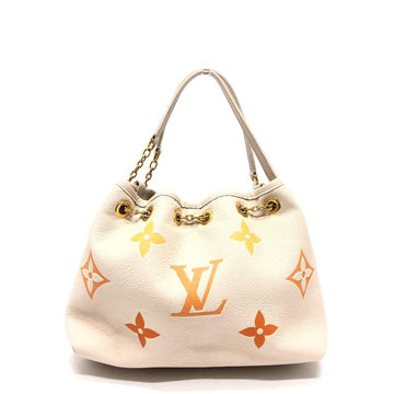 Beige Fabric Louis Vuitton Handbag
