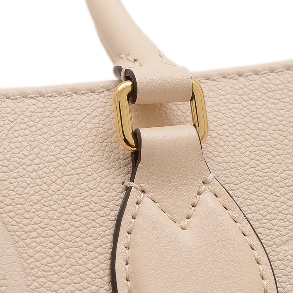 Beige Fabric Louis Vuitton Shoulder Bags