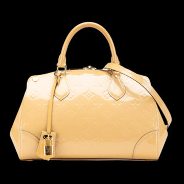 Beige Leather Louis Vuitton Santa Monica