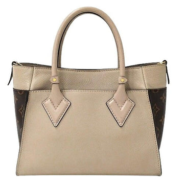 Beige Leather Louis Vuitton On My Side