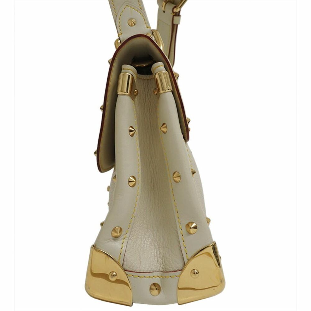 Beige Leather Louis Vuitton Shoulder Bags